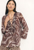 BLUSA BARINIA ZEBRA MARRÓN