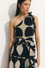BLACK GEOMETRIC POLIGNIA TOP