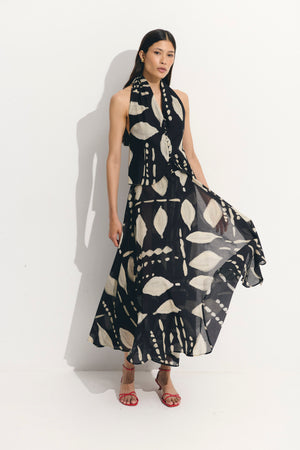 FALDA PAREO TRULLIA BATIK NEGRO