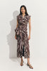 ADRIELLE ZEBRA BROWN SKIRT