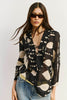 BARINIA BATIK BLACK BLOUSE