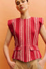 TOP GIULIO RED STRIPE