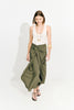 PIA PLAIN GREEN SKIRT