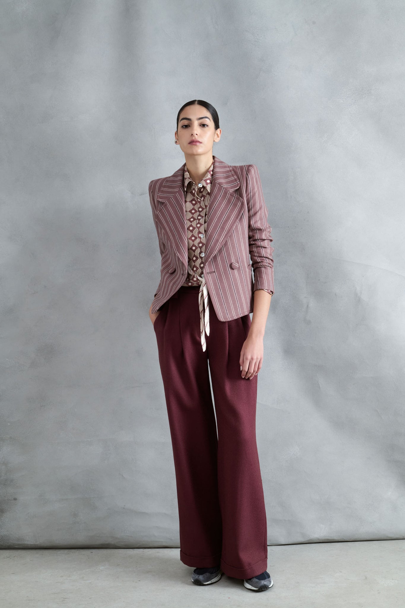 BLUSA CEDRO ROMBOS EMPOLVADOS