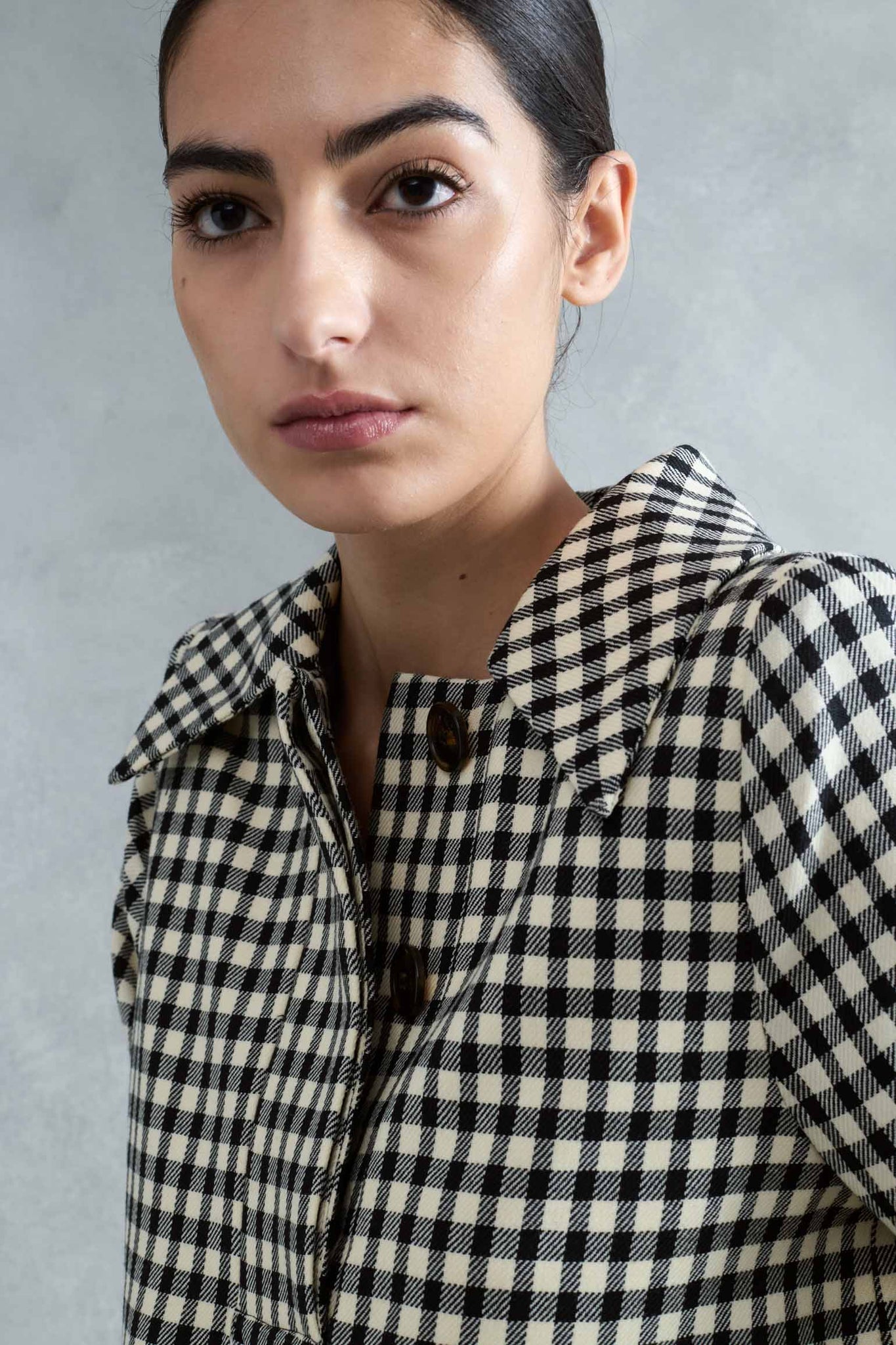 HOODIE NIEVE VICHY NEGRO