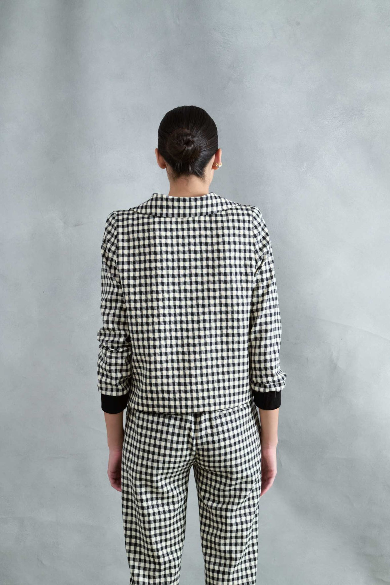 HOODIE NIEVE VICHY NEGRO