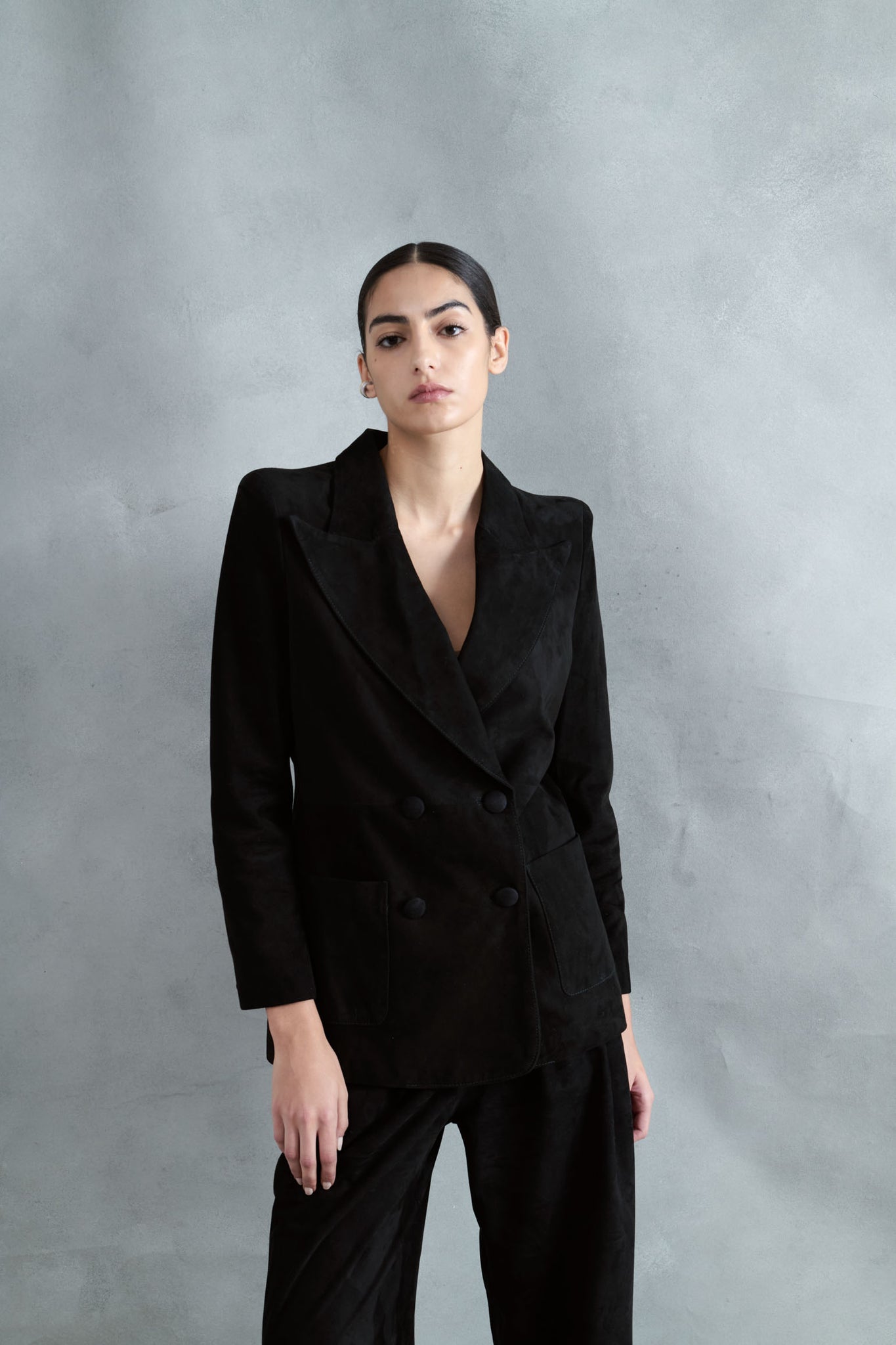 BLAZER CLÁSICA ANTE NEGRO