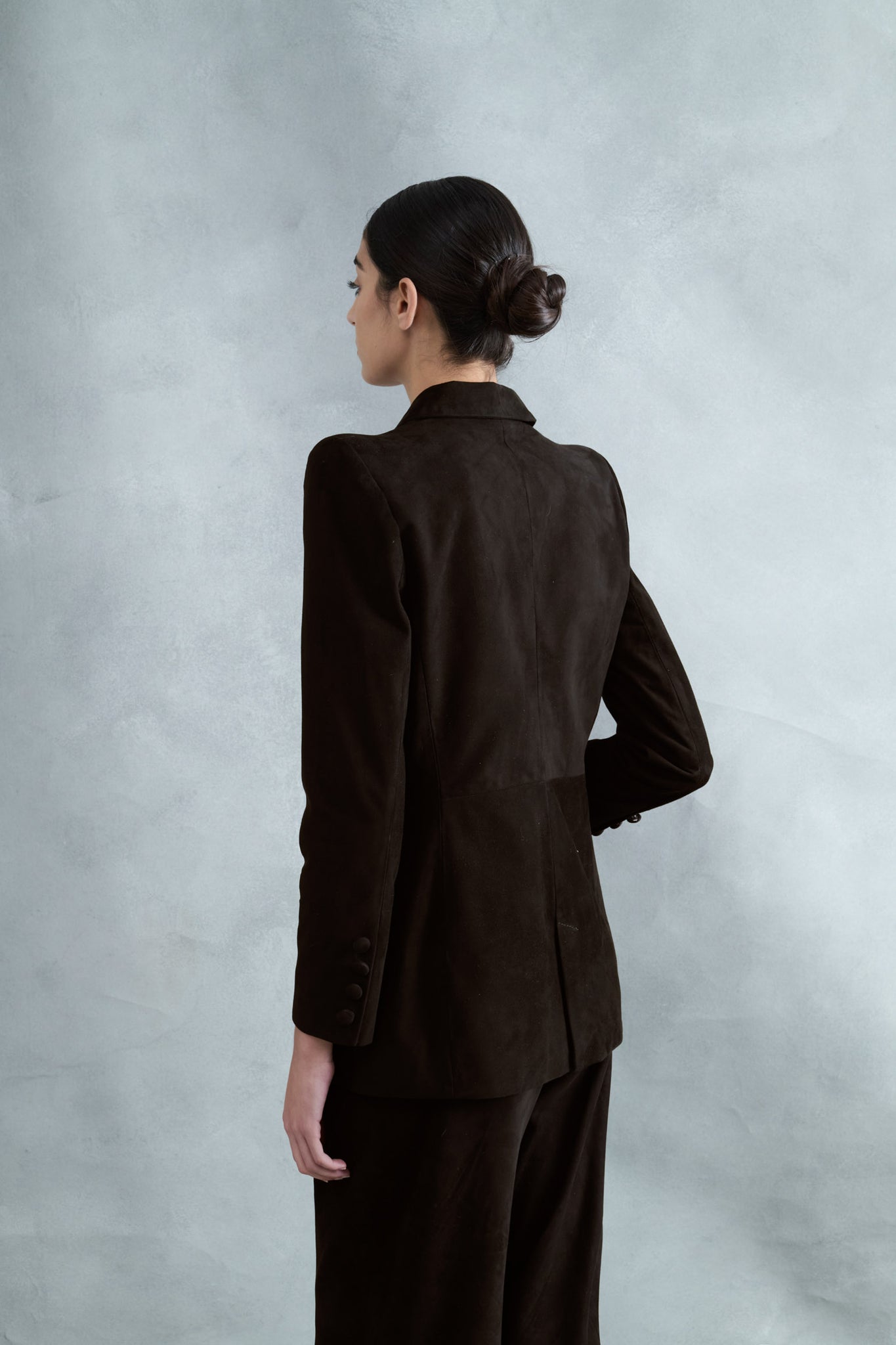 BLAZER CLÁSICA  ANTE CHOCOLATE