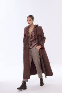 GARNET SPIKE THRUSH COAT