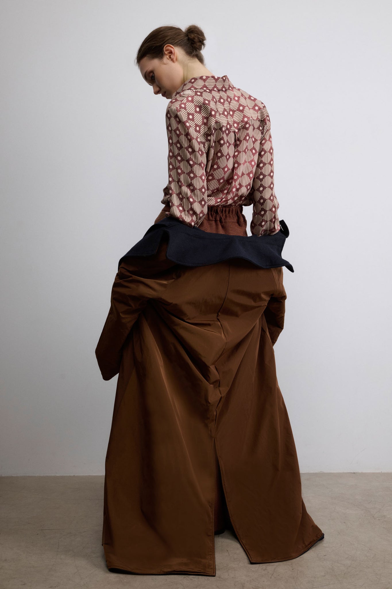 ABRIGO OSLO ESPIGA AZUL MARINO