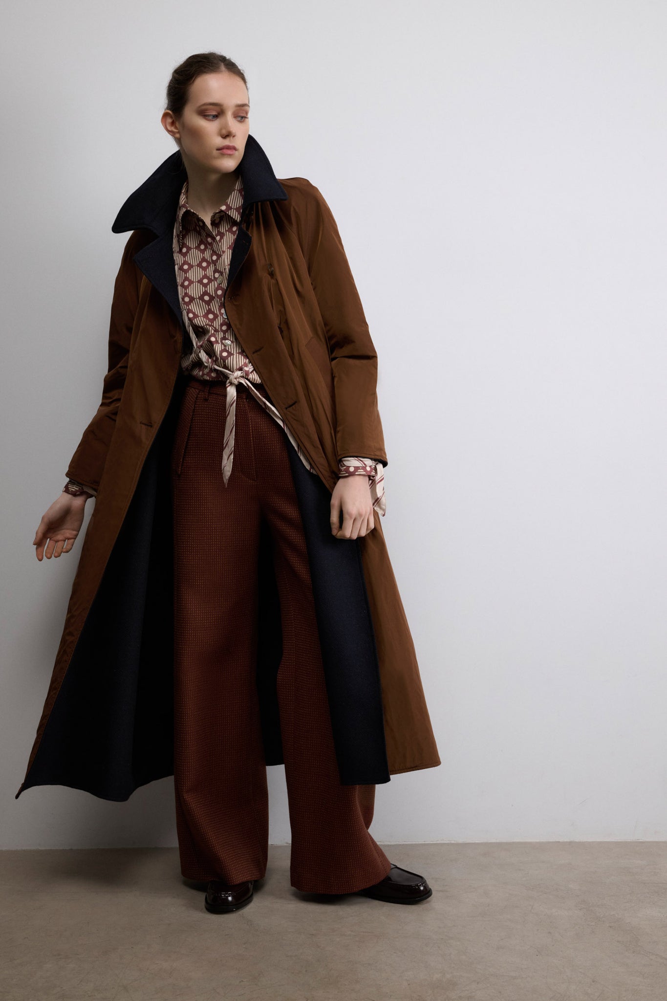 ABRIGO OSLO ESPIGA AZUL MARINO