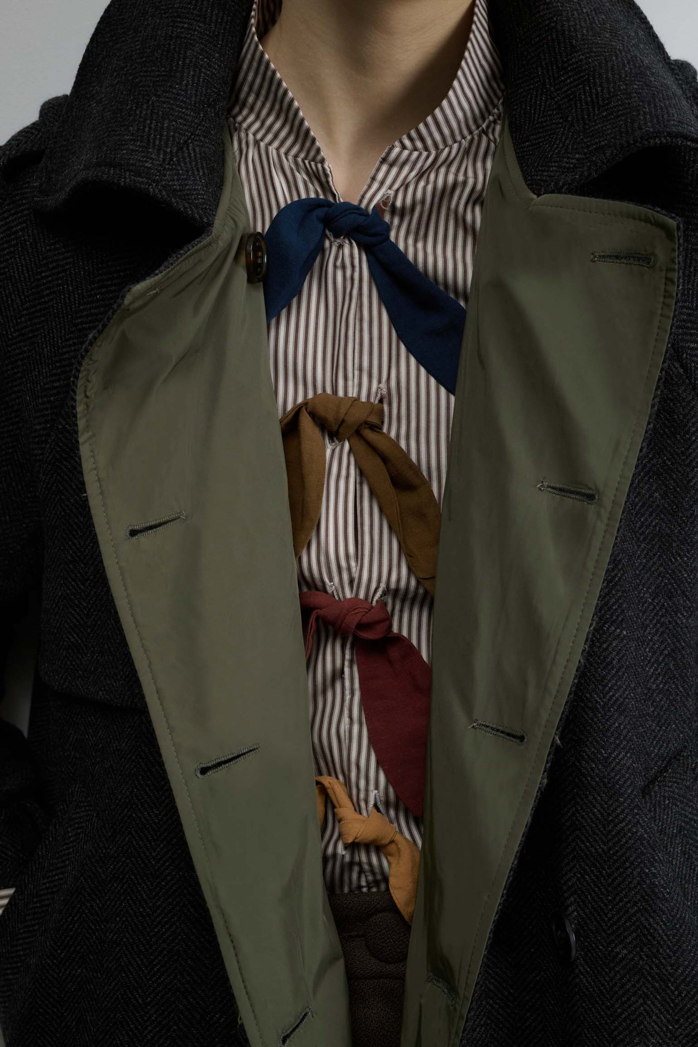 ABRIGO OSLO ESPIGA GRIS