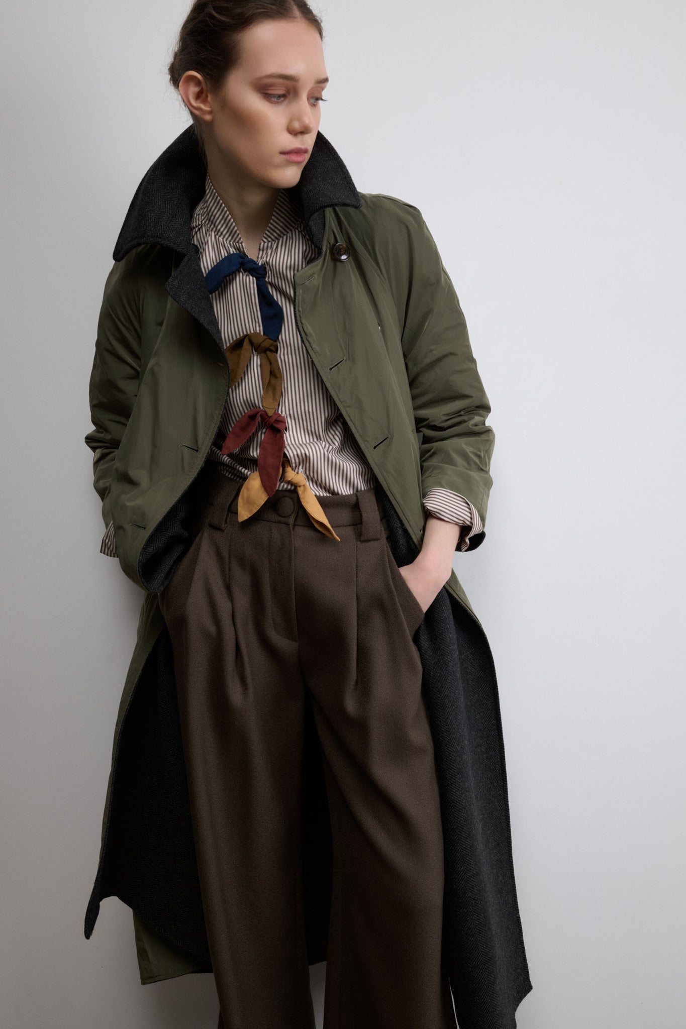 ABRIGO OSLO ESPIGA GRIS