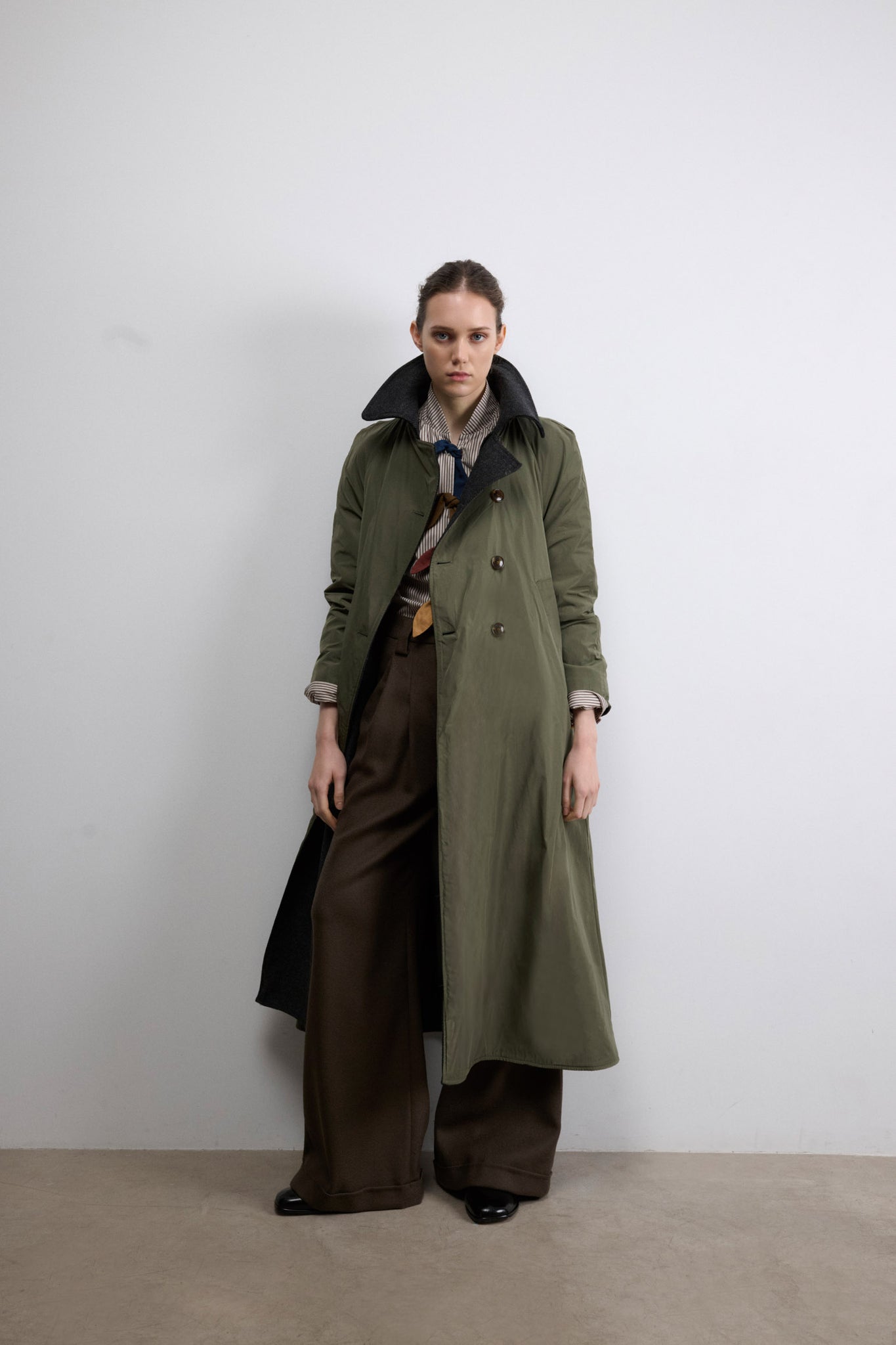 ABRIGO OSLO ESPIGA GRIS