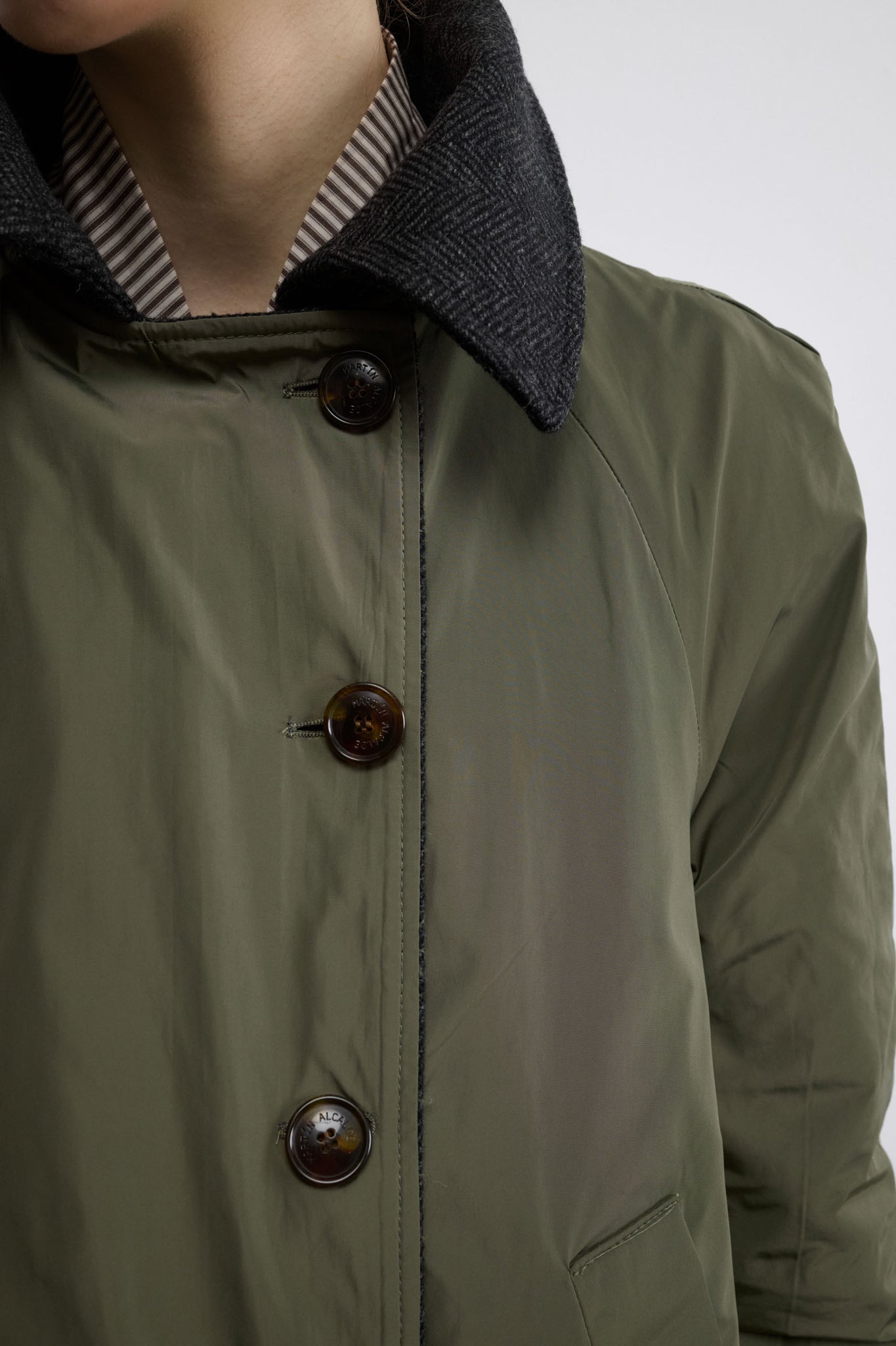 ABRIGO OSLO ESPIGA GRIS