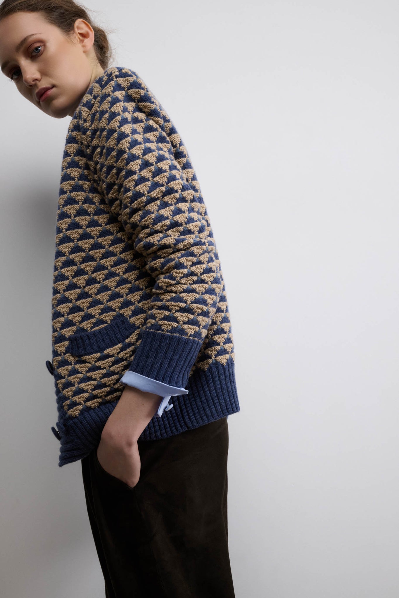 CHAQUETA VINT AZULES