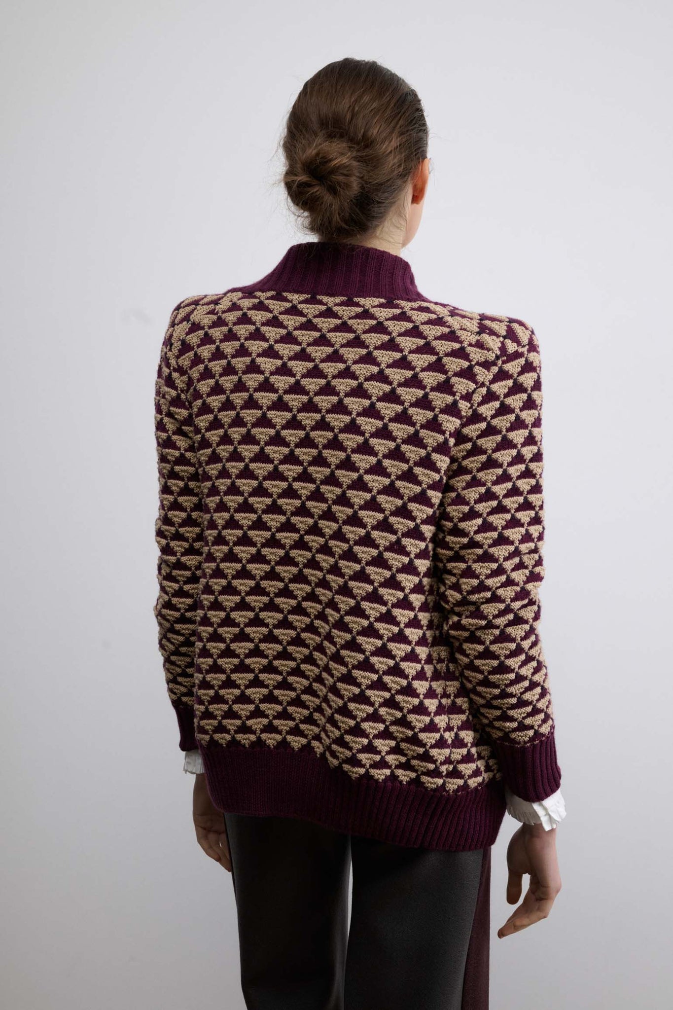 CHAQUETA VINT BERENJENA