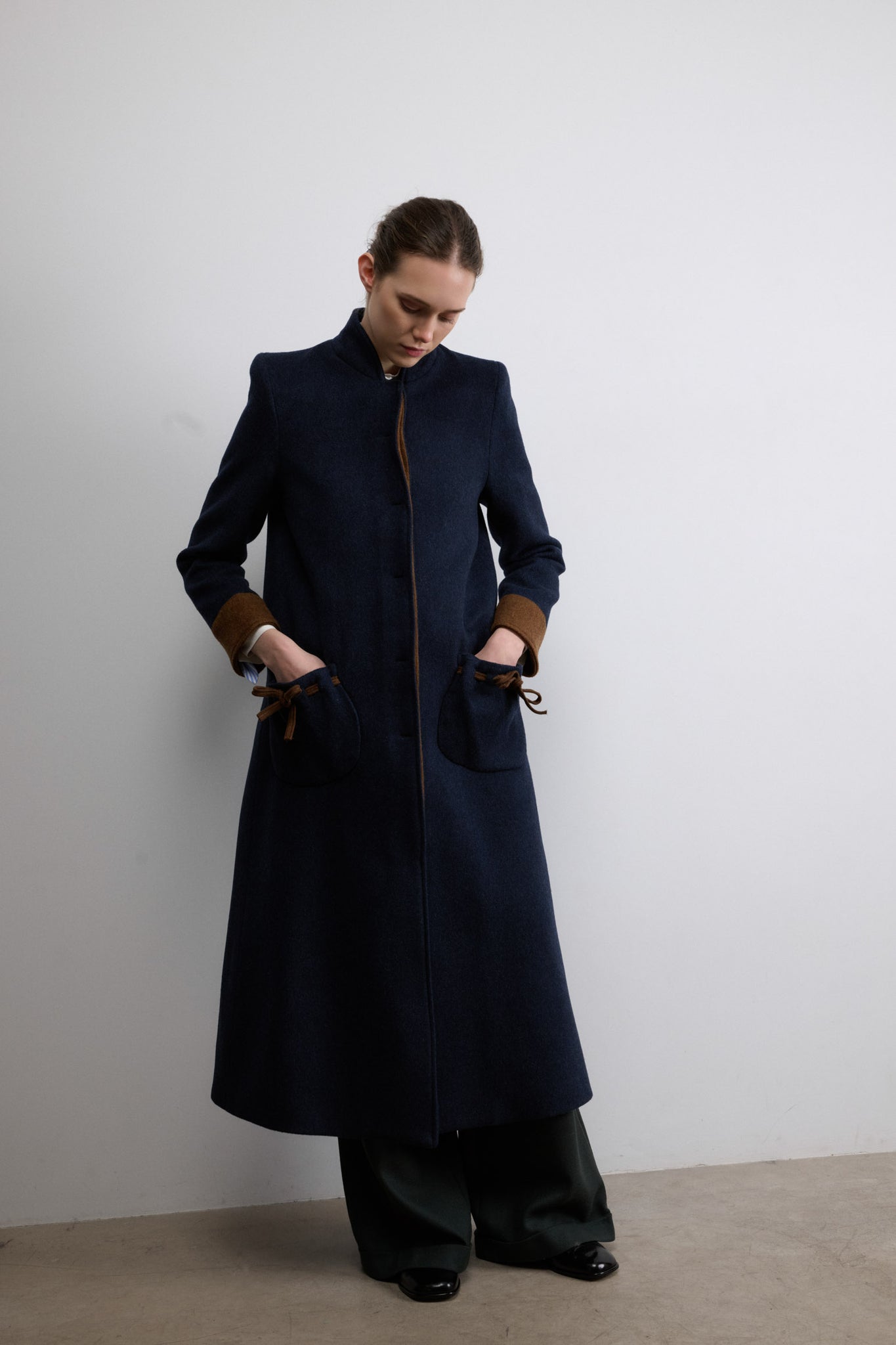 ABRIGO MOSCÚ AZUL MARINO