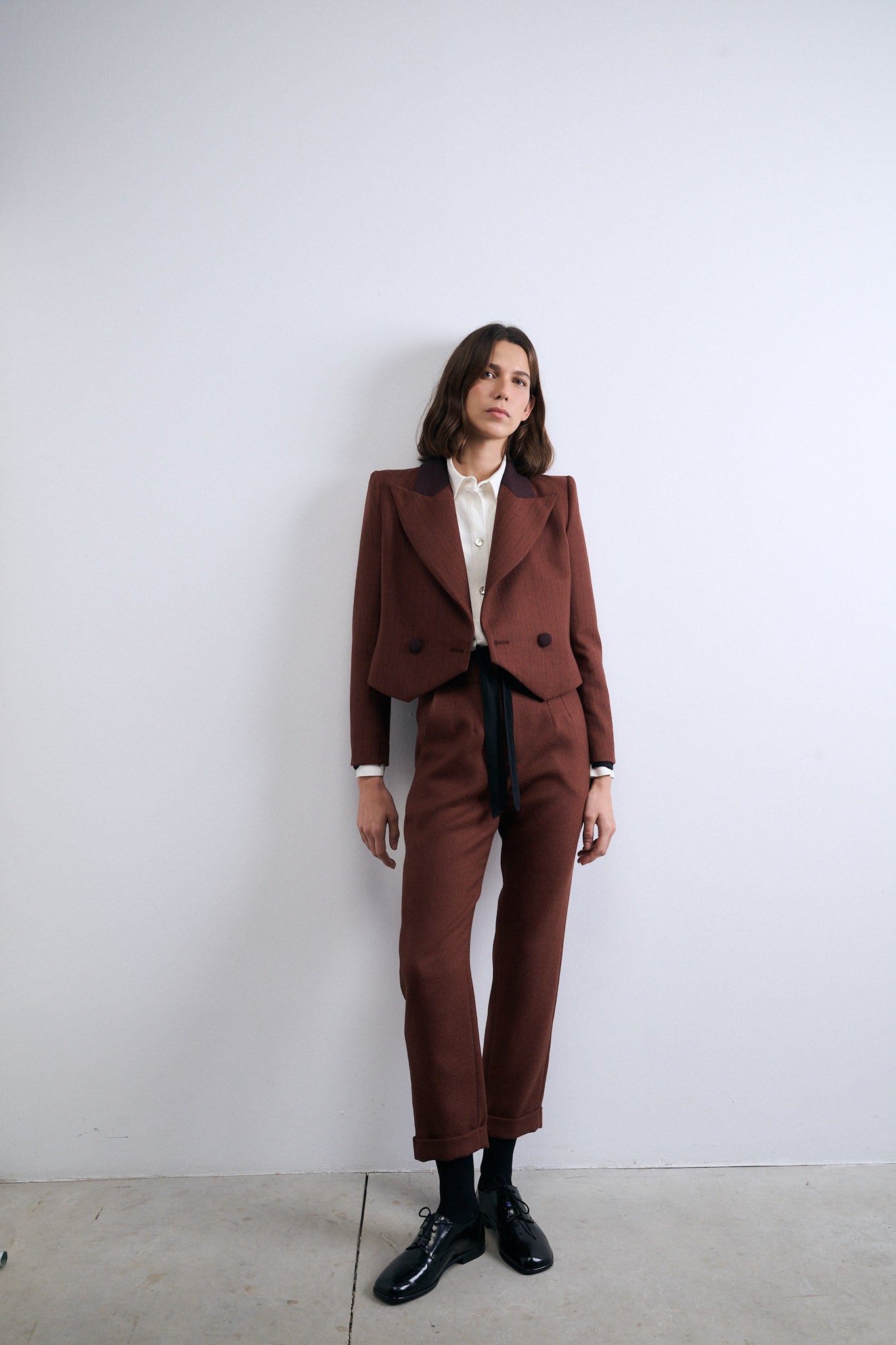 CHAQUETA TORERA NUBE CALDERO RAYA GRANATE