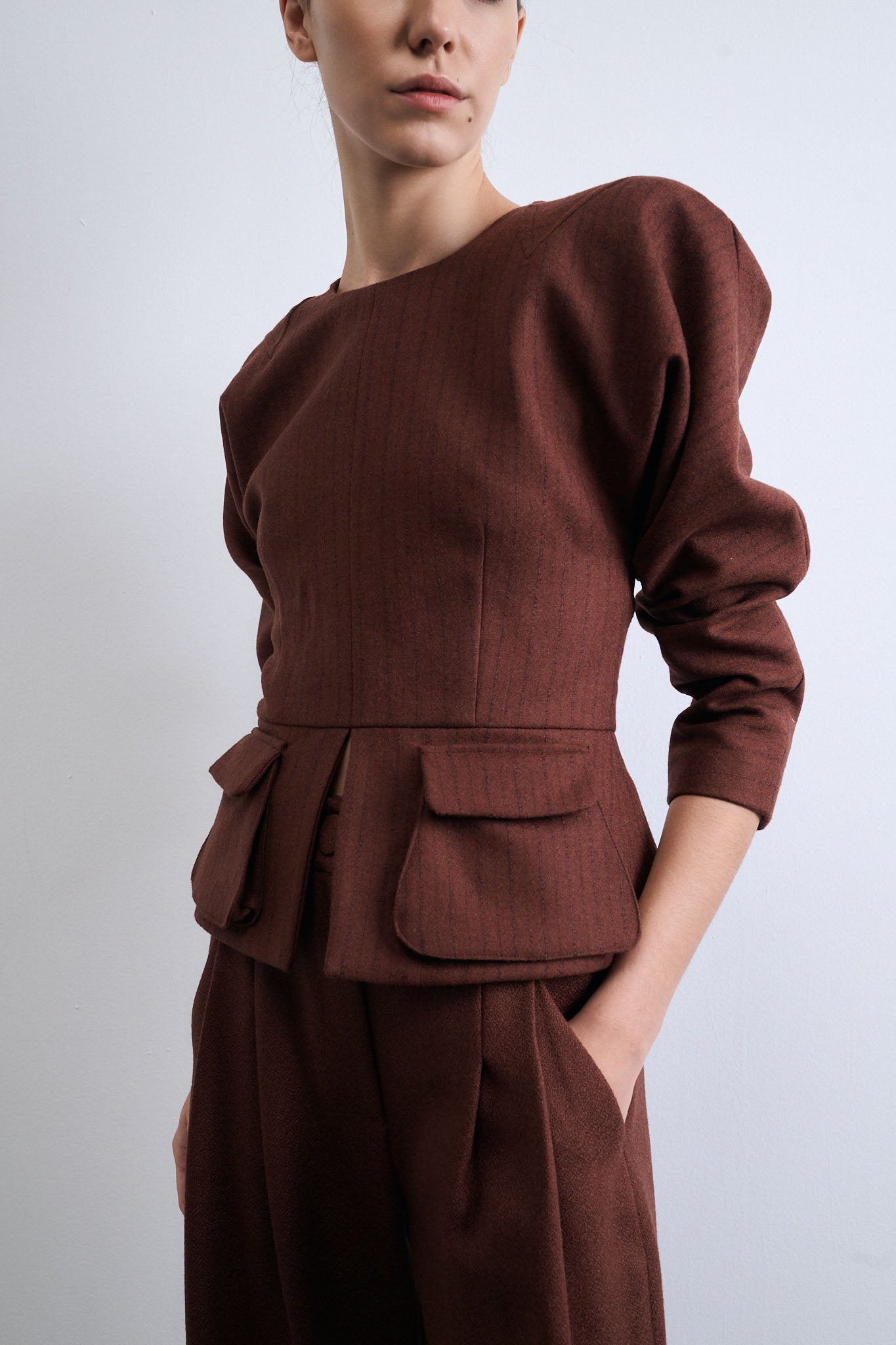 TOP FONDO CALDERO RAYA GRANATE