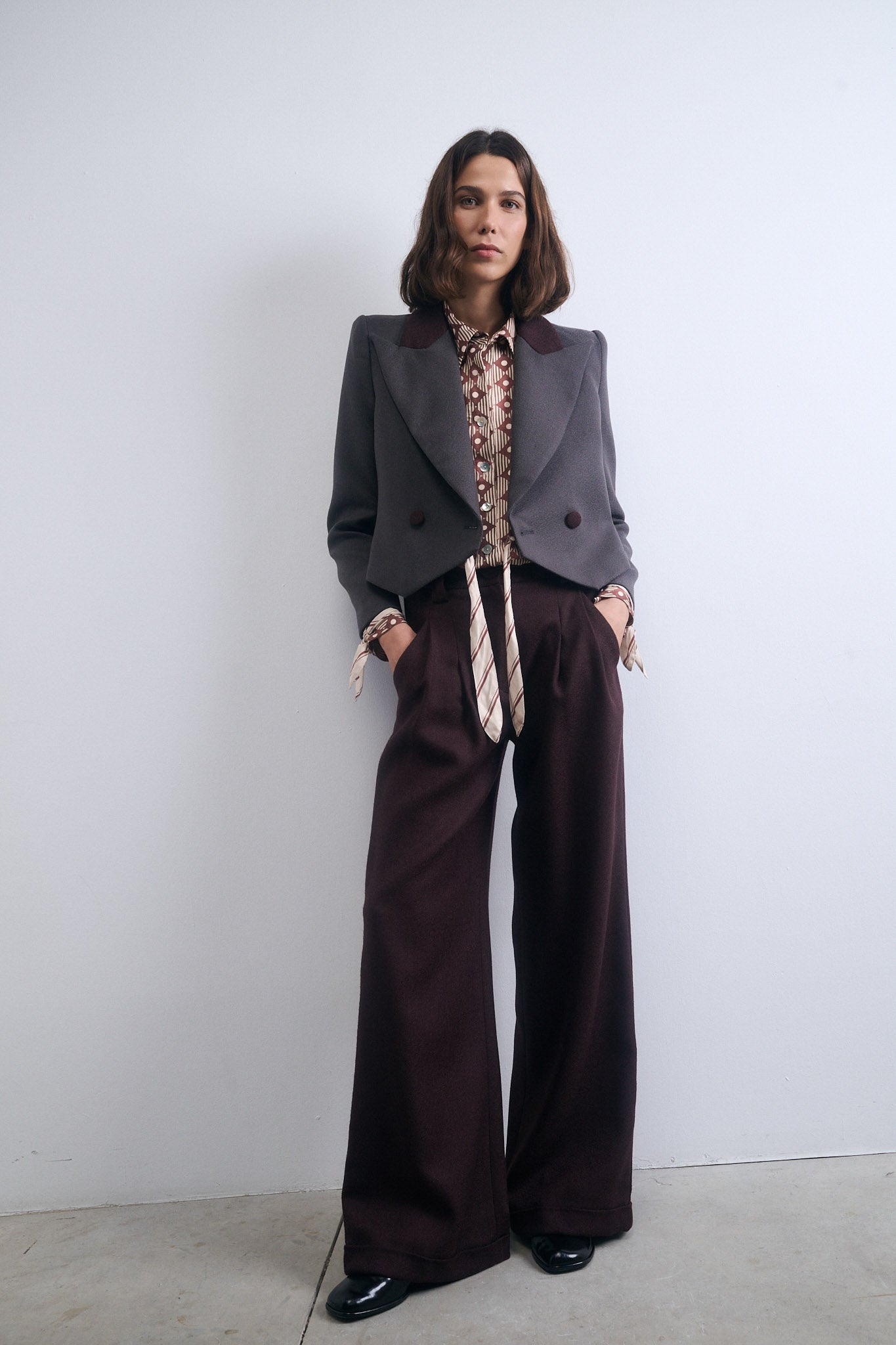 CHAQUETA TORERA NUBE PIEDRA