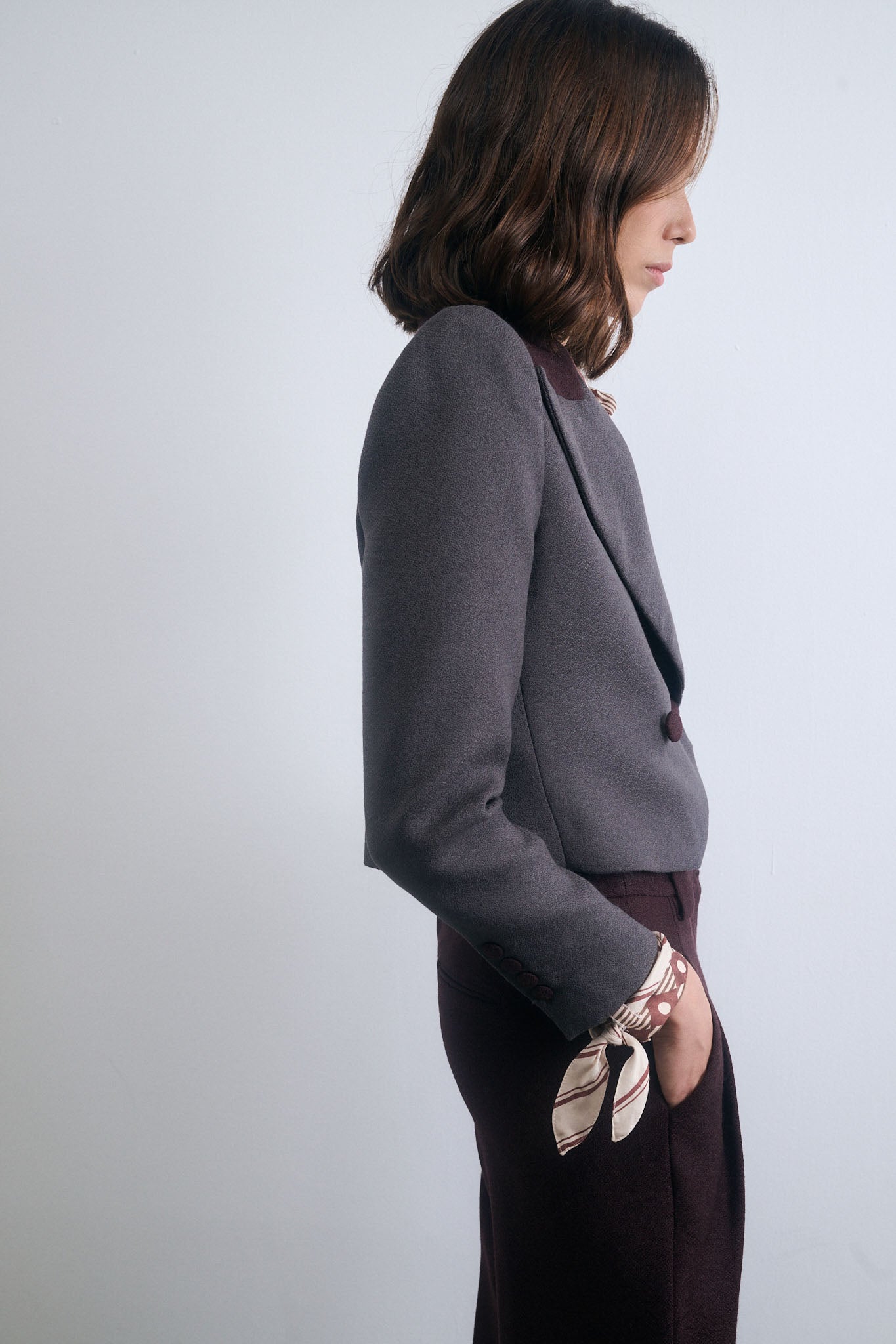 CHAQUETA TORERA NUBE PIEDRA