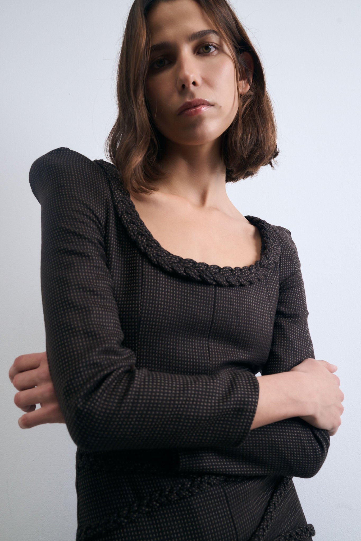 TOP CAUCE NEGRO CON PUNTOS