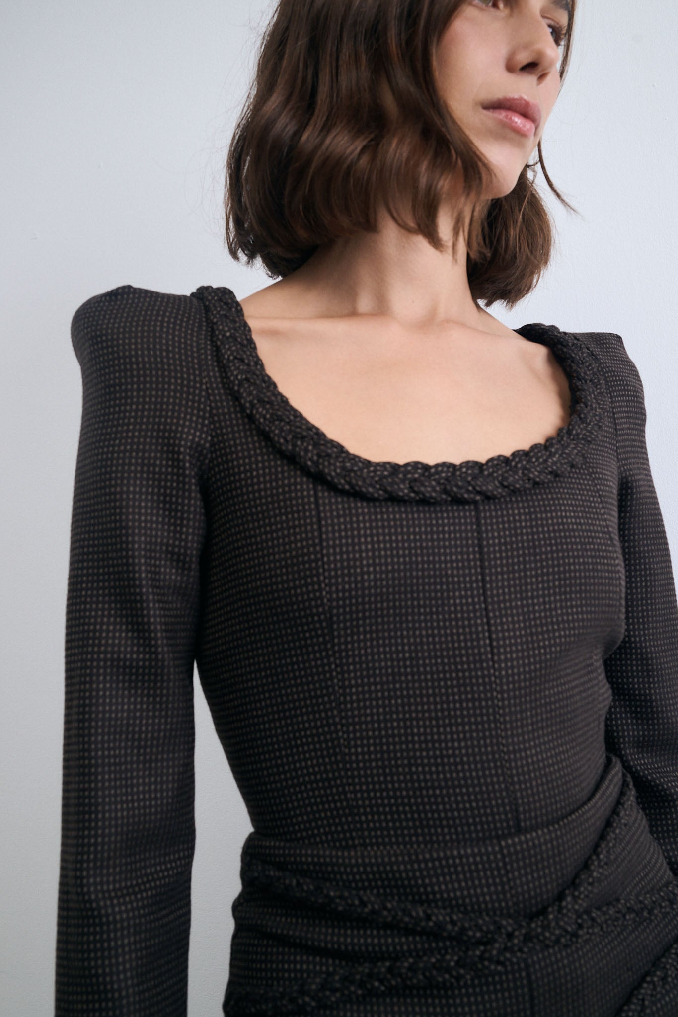 TOP CAUCE NEGRO CON PUNTOS