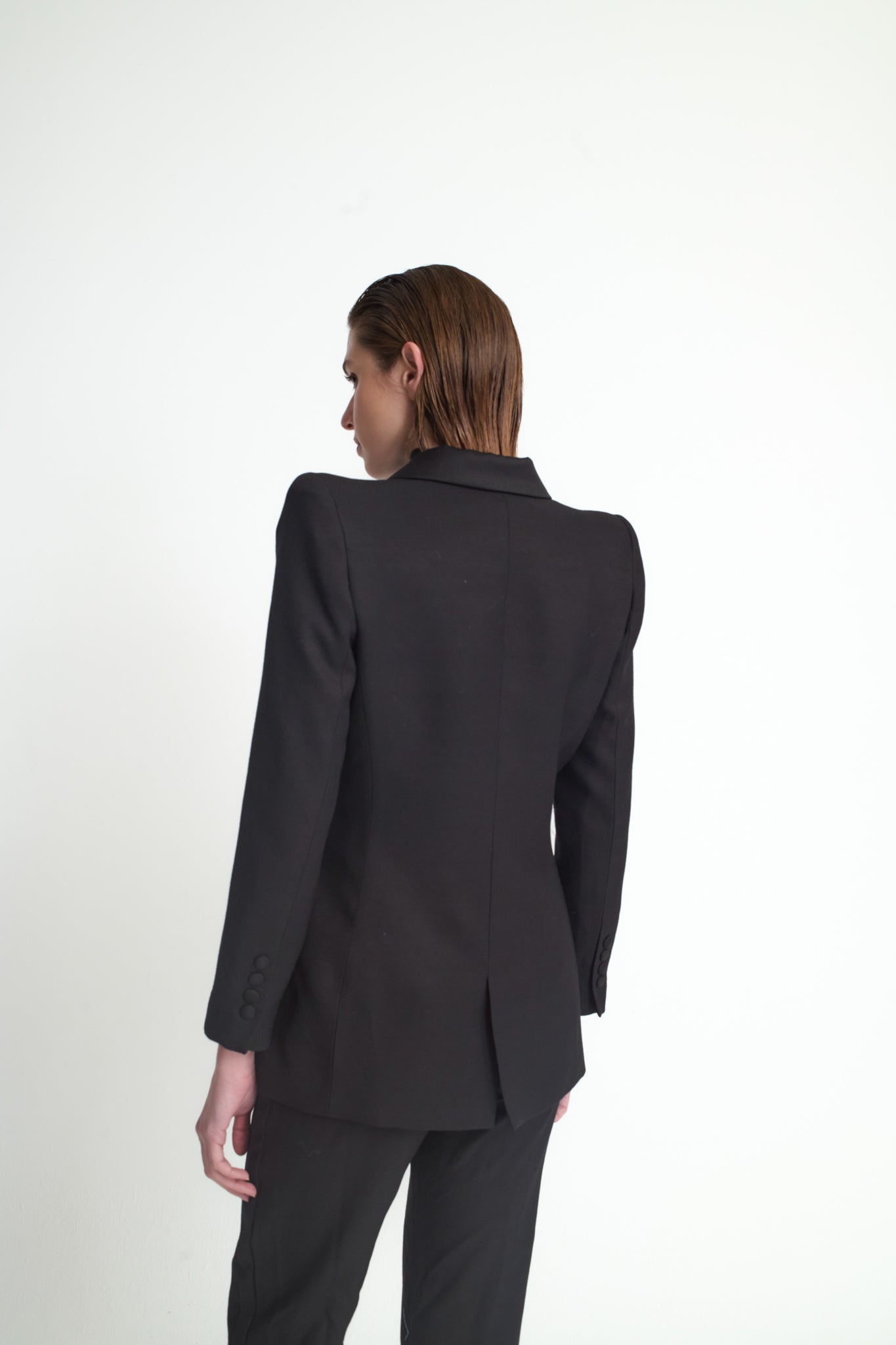 BLAZER CREPE NEGRO