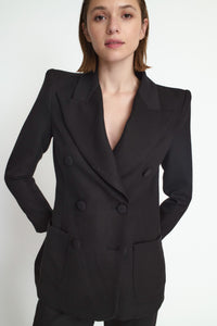 BLAZER CREPE NEGRO