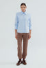 XI TWILL BLUE BLOUSE