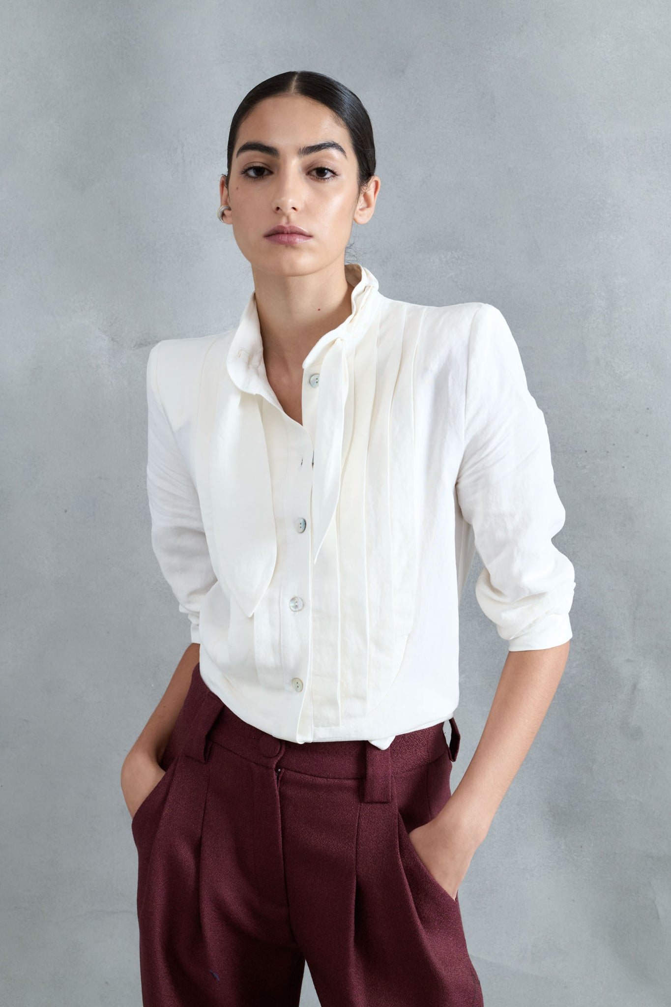 BLUSA LOMA RÚSTICA CRUDA