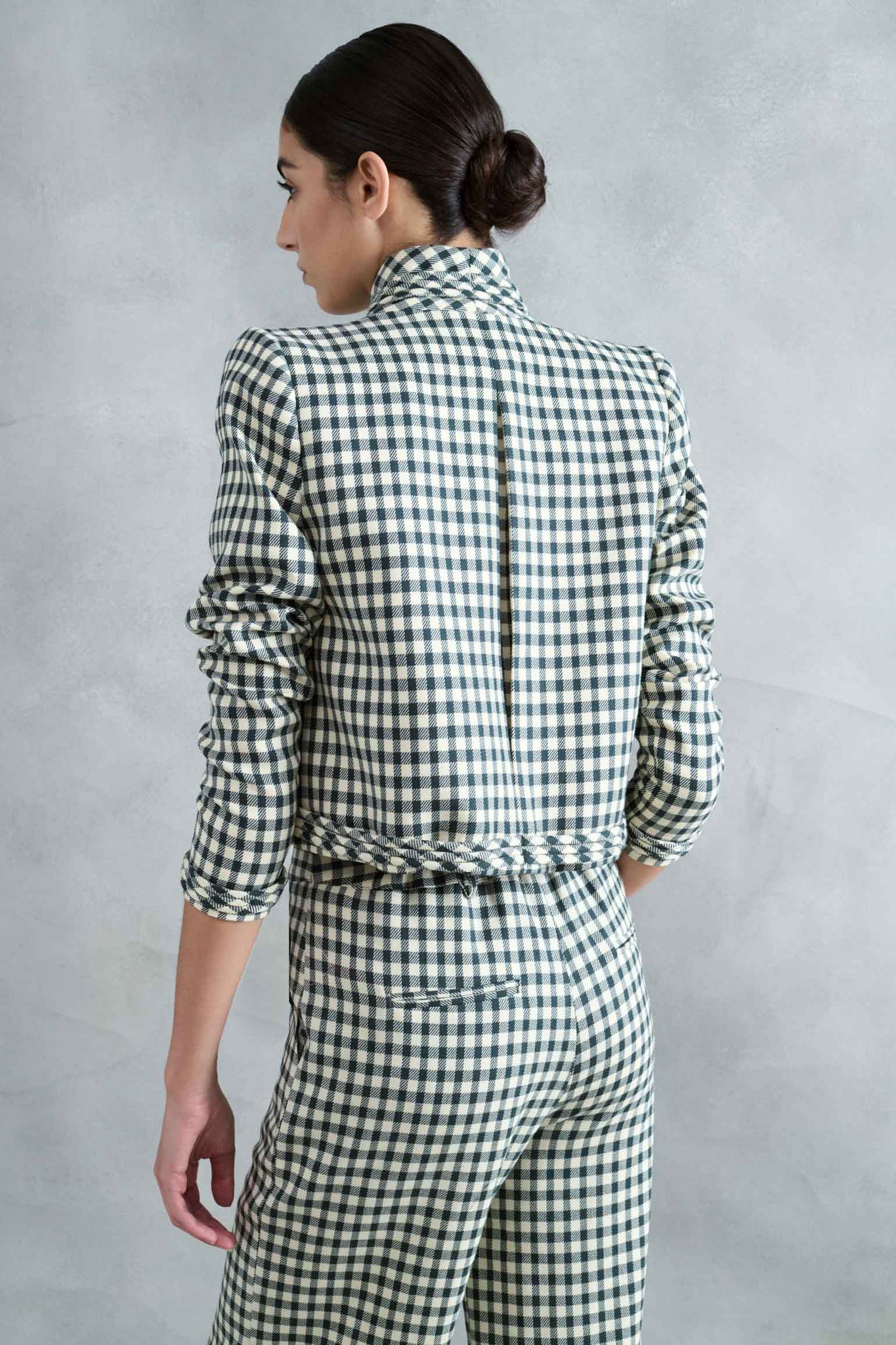 CHAQUETA BRUMA VICHY BOTELLA