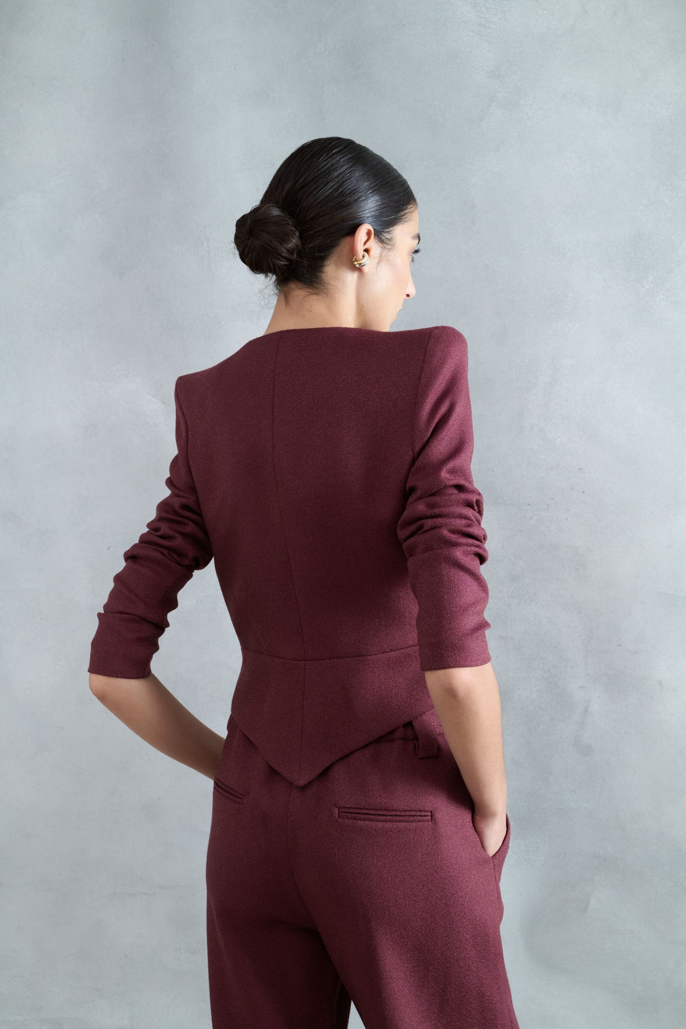 TOP TELKA ROSA GUINDA