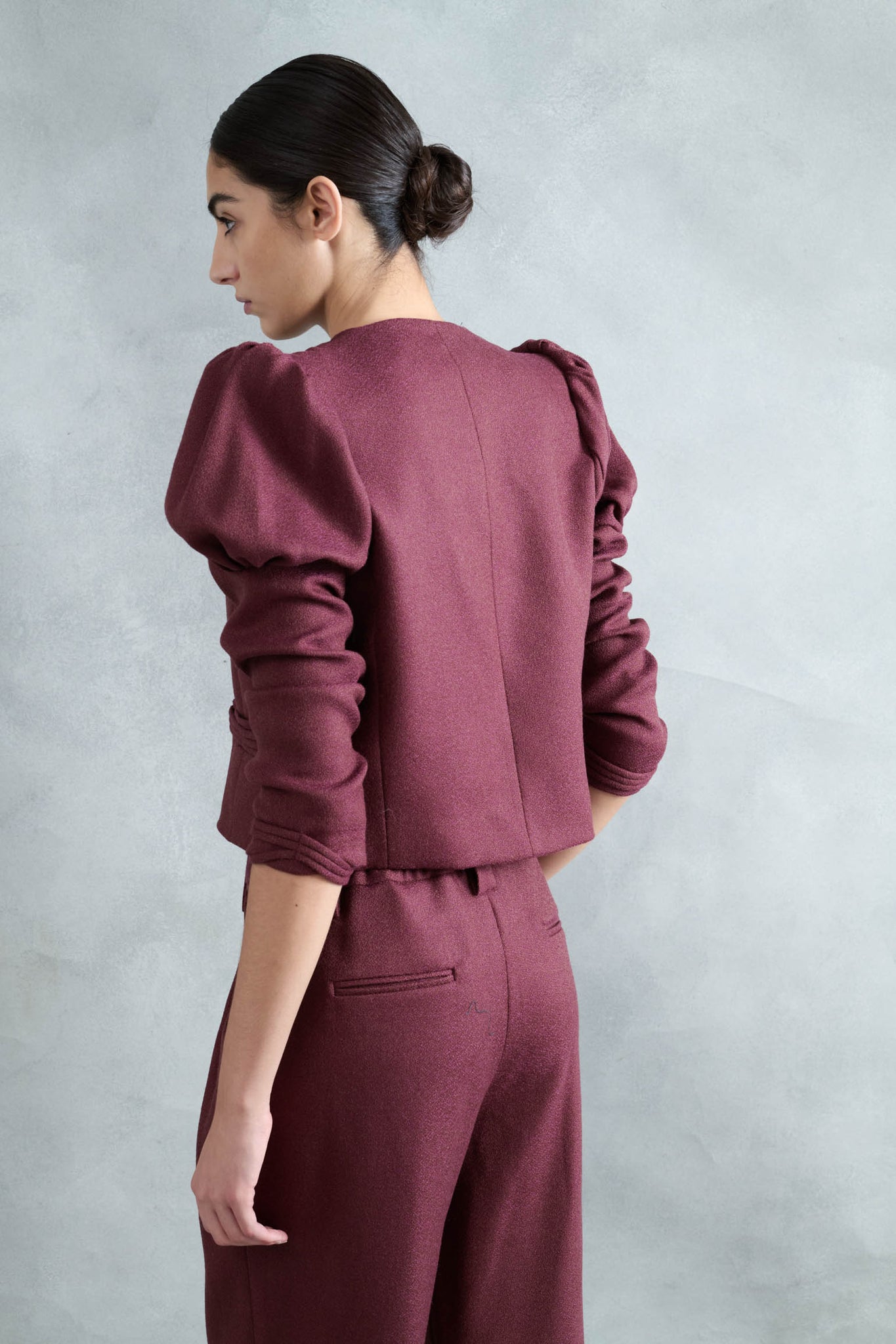 CHAQUETA FUEGO GUINDA