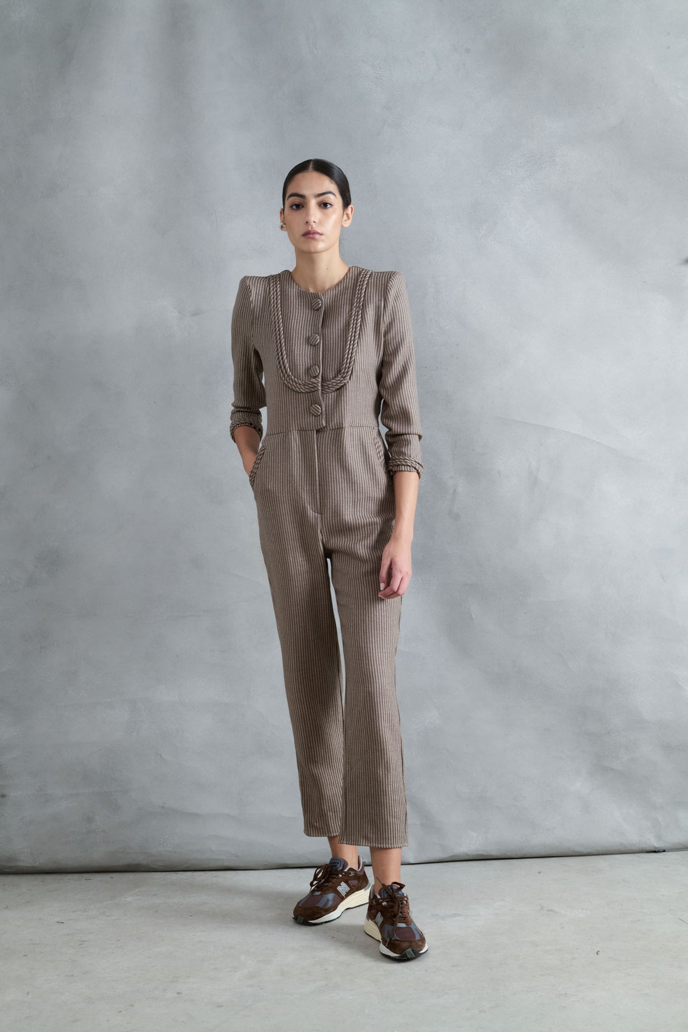 CORK MONO FINE STRIPES MOLE