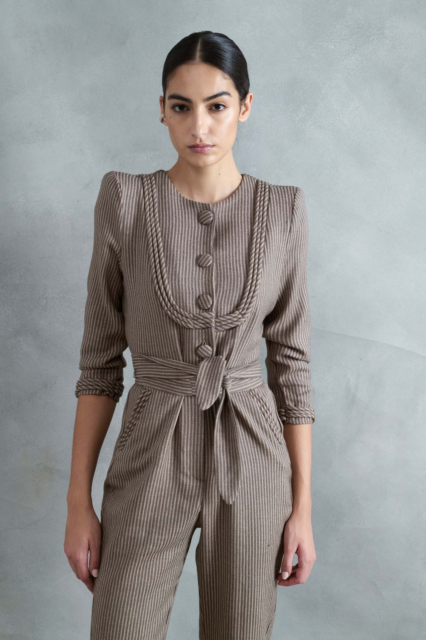 CORK MONO FINE STRIPES MOLE