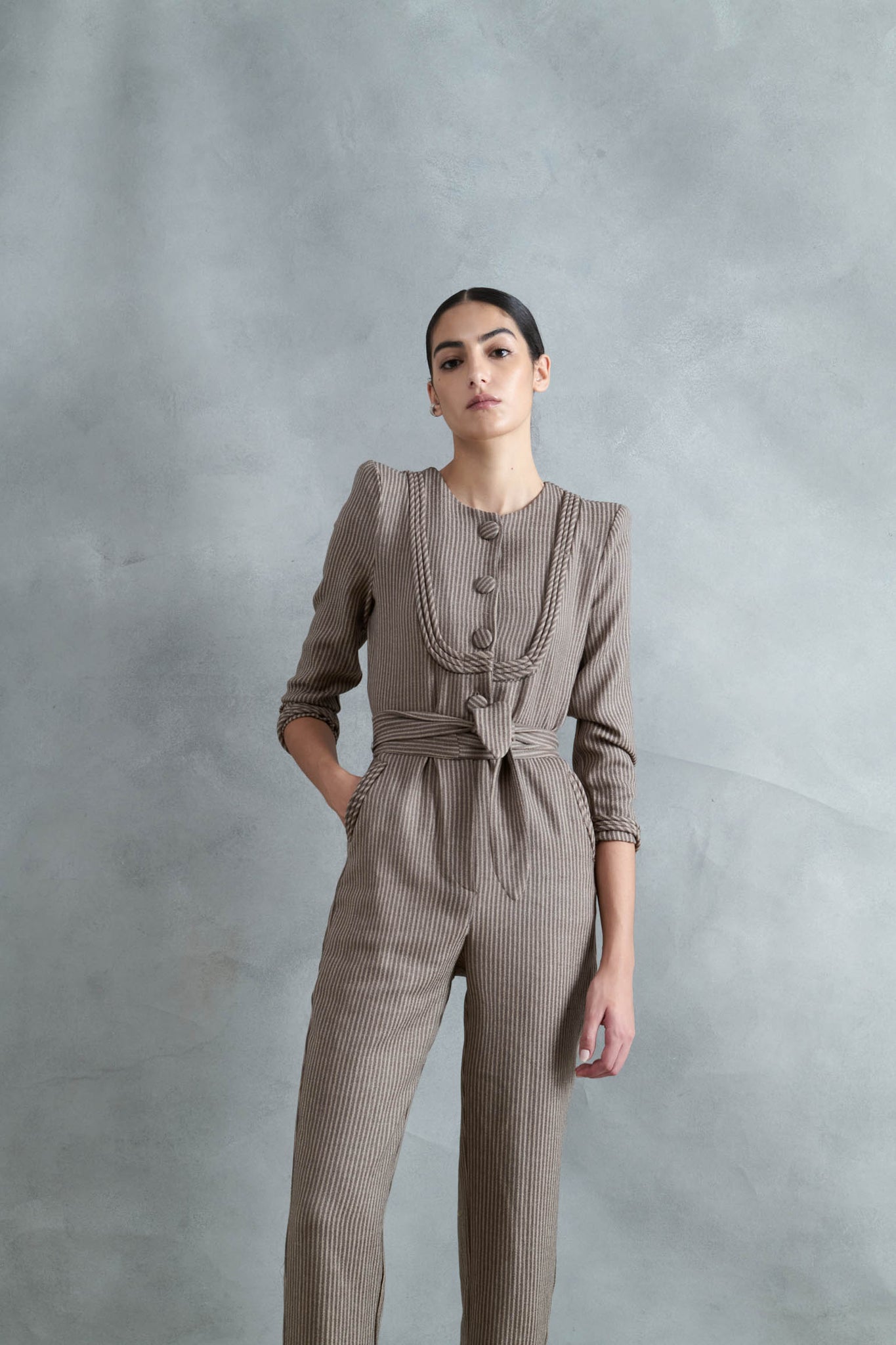 CORK MONO FINE STRIPES MOLE