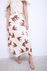 LIBERTAS SATIN BIRDS SKIRT