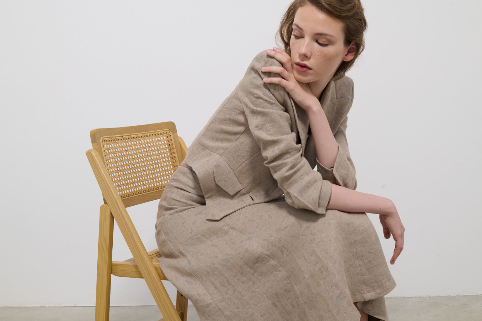 CHAQUETA TORERA RASTRO PÁJAROS GRISES