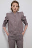 BOMBER PLUMA RAYAS AZUL Y ROSA EMPOLVADO
