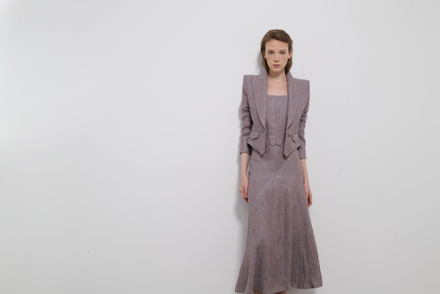 TOP TRAZO RAYAS AZUL Y ROSA EMPOLVADO