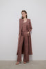 Powder Pink Striped Wind Trousers