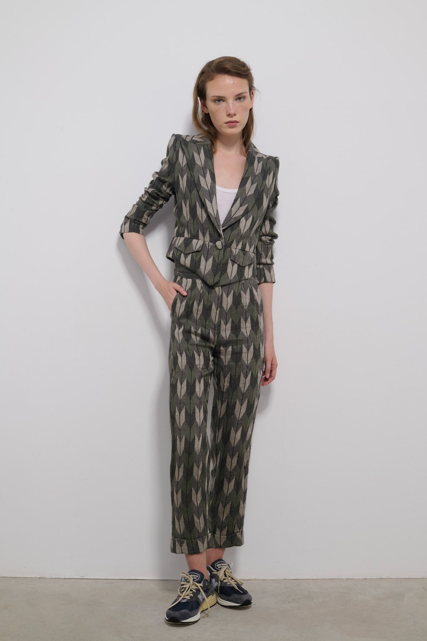 CHAQUETA TORERA RASTRO FLECHAS VERDES