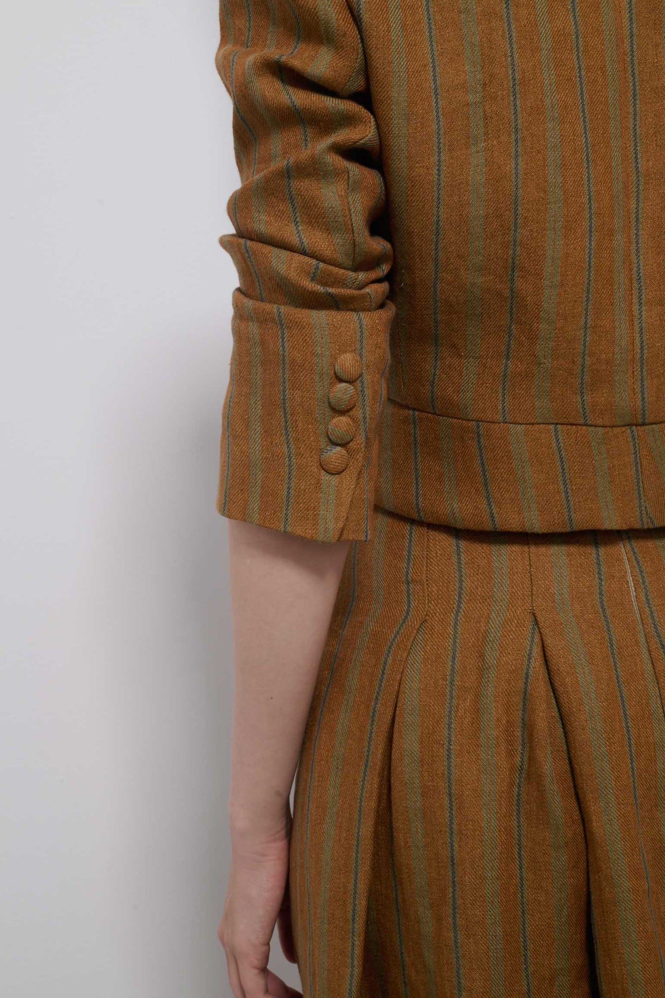 CHAQUETA TORERA RASTRO CALDERO RAYAS VERDES