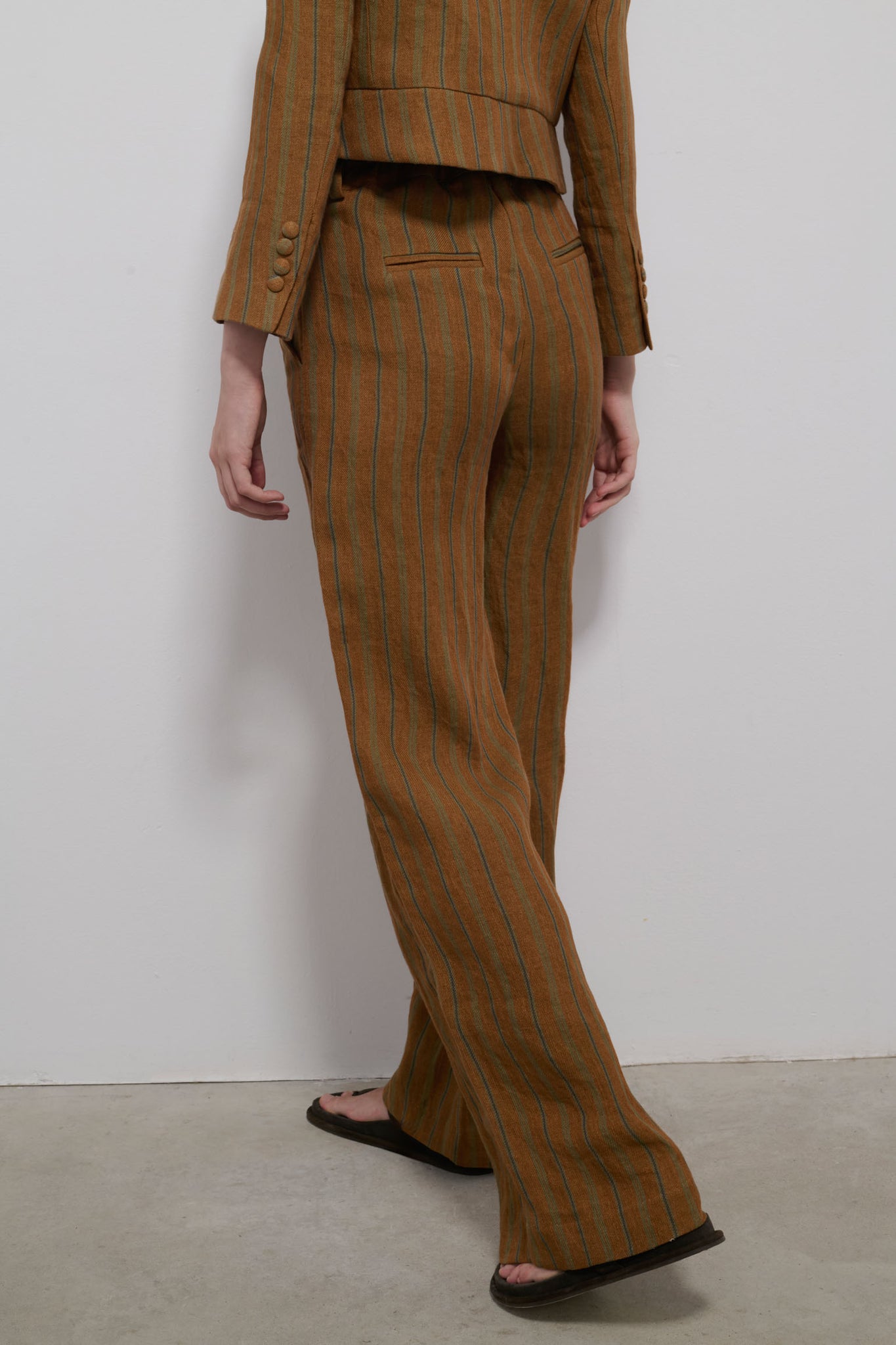 PANTALÓN VIENTO CALDERO RAYAS VERDES