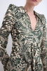 VESTIDO PIERO PRINT VERDE SATÉN