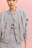 VOLTERRA GREY BOMBER JACKET