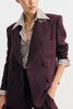 BLAZER SECEDA LISSE BORDEAUX