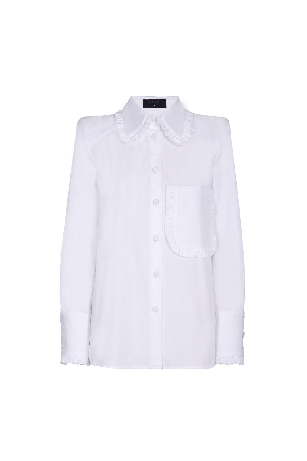 BLUSA LAMDA LARGA TWILL BLANCO